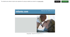 Desktop Screenshot of infants.com